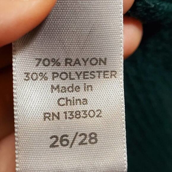 Avenue‎ green sweater cardigan plus size 4X - Picture 5 of 6